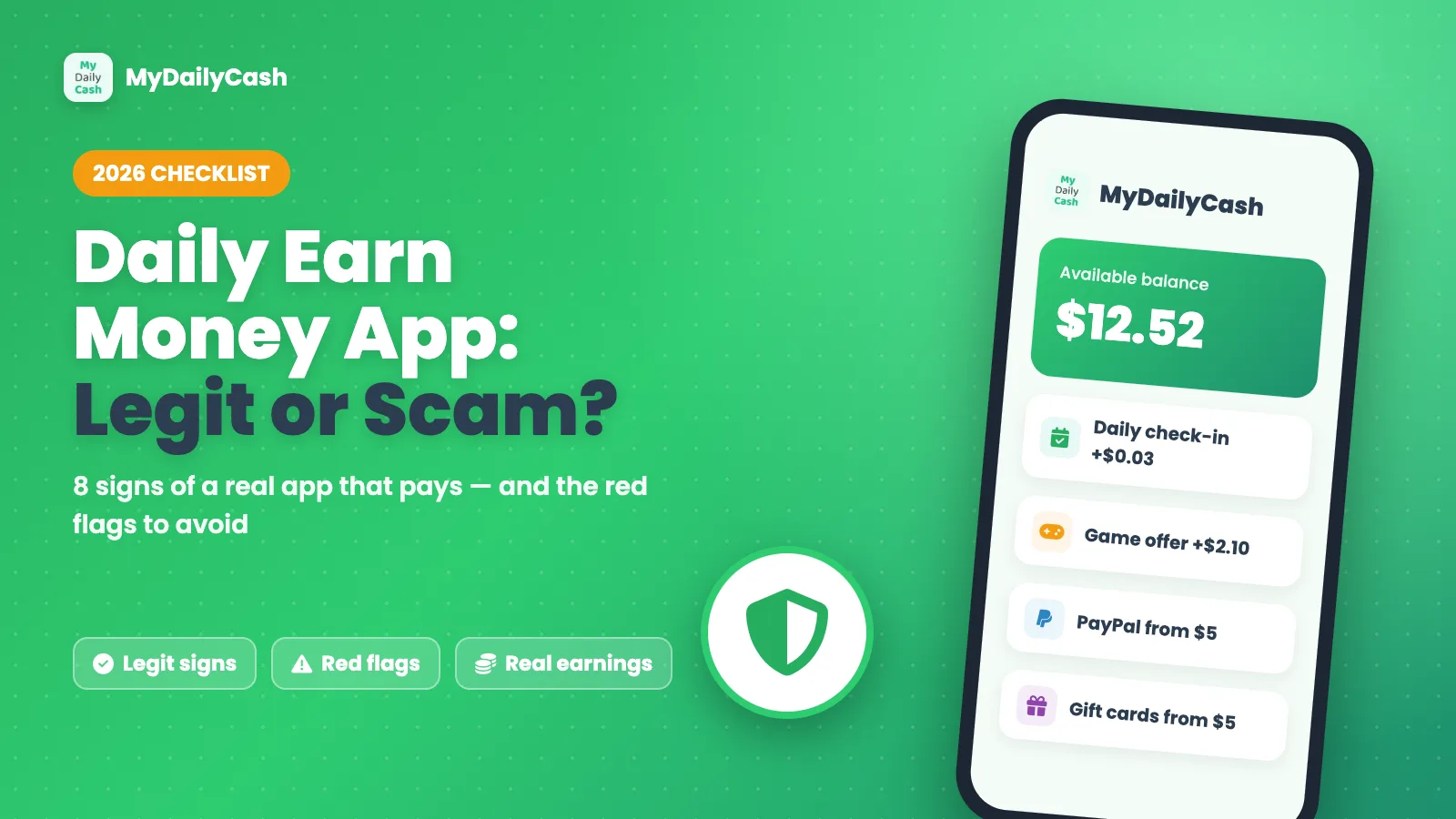 Daily Earn Money App: Is It Legit? 8 Signs of a Real App That Pays (2026)