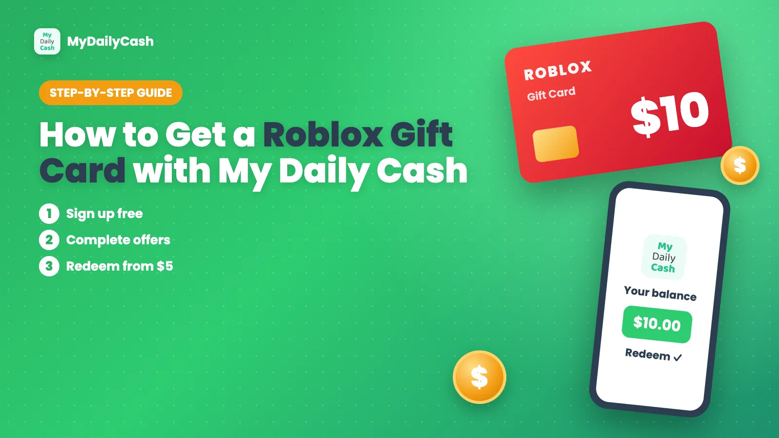How to Get a Roblox Gift Card with My Daily Cash (Step by Step)